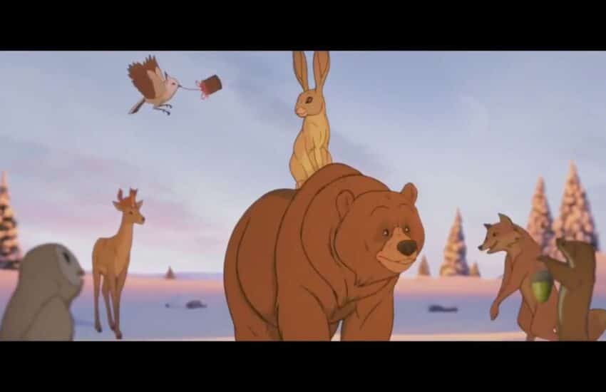 John Lewis Christmas 2013 Advert - Bear and the hare